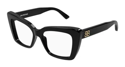 Balenciaga Demo Butterfly Ladies Eyeglasses Bb0297o 001 52 In ["black"]