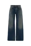 Balenciaga Women Denim Baggy Jeans
