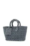 BALENCIAGA DENIM BISTRO XS HANDBAG