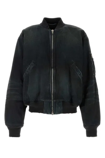 Balenciaga Denim Bomber Jacket