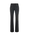 Balenciaga Denim Bootcut Jeans In Black