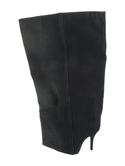 Pre-owned Balenciaga Denim Boots In Blue