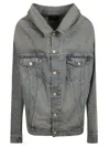 BALENCIAGA DENIM BUTTONED JACKET