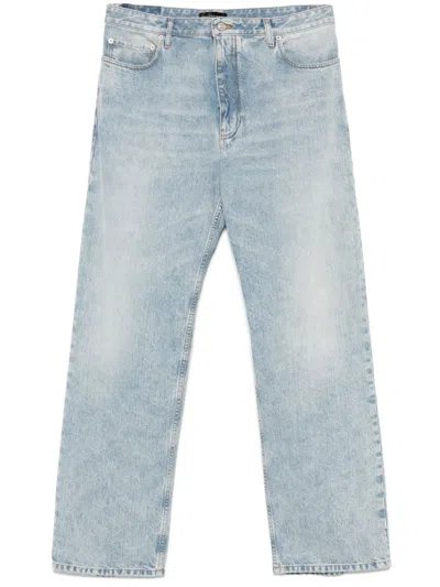 Balenciaga Men's Denim Cotton Jeans In Multicolor
