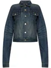 Balenciaga Fitted Denim Jacket Chest Pockets