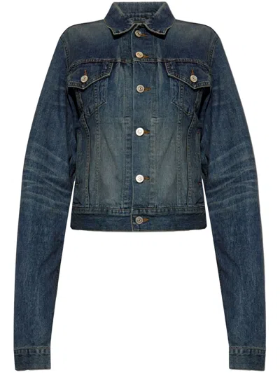 BALENCIAGA BALENCIAGA DENIM FITTED JACKET