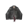 Balenciaga Oversized Denim Jacket Vintage Charms