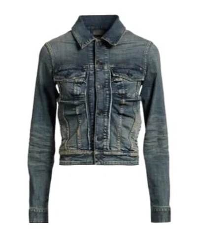 Balenciaga Denim Jacket In Blue