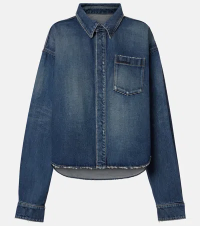 Balenciaga Denim Jacket In Blue