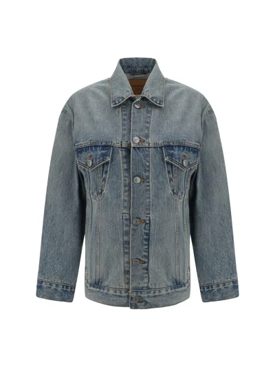 Balenciaga Light Blue Denim Hourglass Jacket