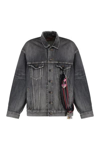 Balenciaga Denim Jacket In Gray