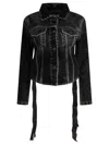 Balenciaga Denim Jacket With Laces