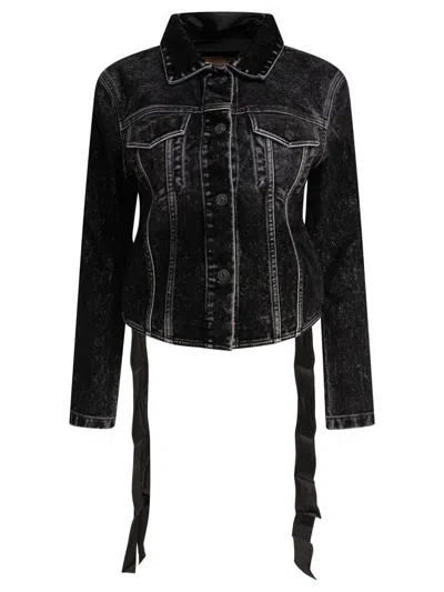 BALENCIAGA BALENCIAGA DENIM JACKET WITH LACES