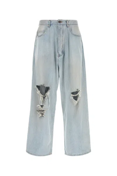 Balenciaga Denim Jeans In Blue