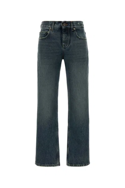 Balenciaga Blue Regular None Jeans In Gray