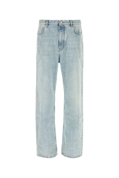Balenciaga Light Blue Denim Jeans In Classic