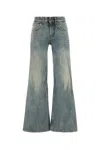 Balenciaga Baggy Washed Jeans In Stained