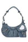 Balenciaga Mini Denim Le Cagole Xs Shoulder Handbag