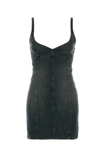 BALENCIAGA BALENCIAGA DENIM MINI DRESS