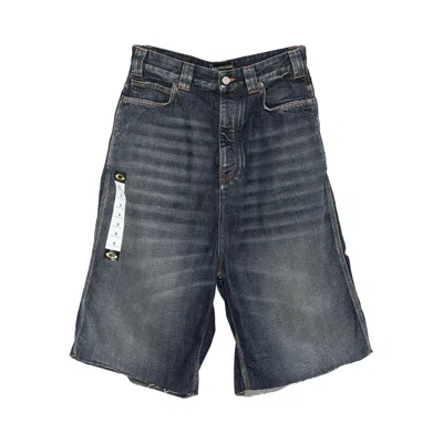 Pre-owned Balenciaga Denim Shorts 'dark Blue' | Men's Size M