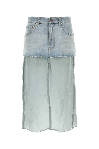 BALENCIAGA DENIM SKIRT