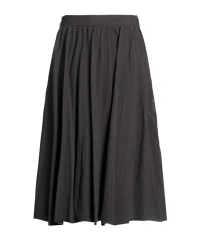 Balenciaga Denim Skirts In Black