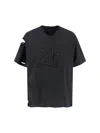 Balenciaga Crew Neck Distressed Detailing Short Sleeves In Black