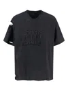 Balenciaga Crew Neck Distressed Detailing Short Sleeves In Black