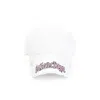 Balenciaga Blackletter Script Logo Baseball Cap In White