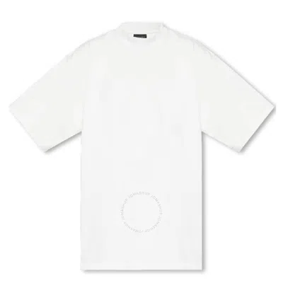 Balenciaga Dirty White Jersey Bb Paris Medium Fit T-shirt