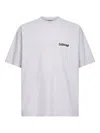 Balenciaga Oversized Logo-print Cotton-jersey T-shirt In Nude