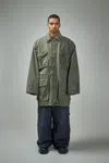 Balenciaga Disproportionate Parka In Green