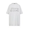 Balenciaga Distressed Cotton Shirt In White