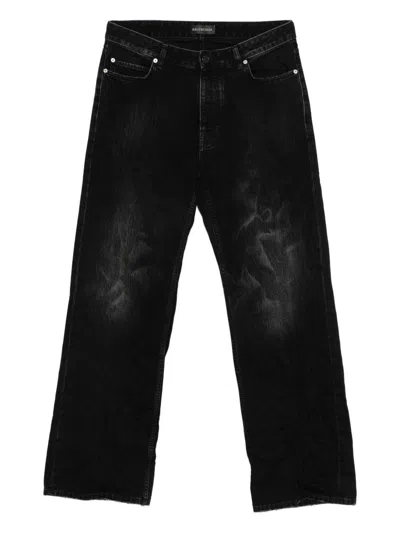 BALENCIAGA DISTRESSED DENIM JEANS