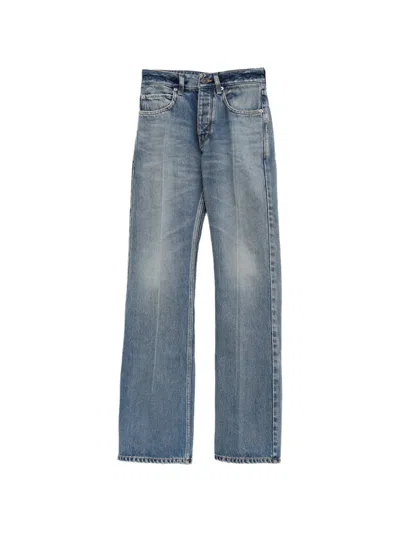 Balenciaga Distressed Faded-effect Jeans In Animal Print
