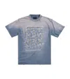 BALENCIAGA DISTRESSED GRAPHIC T-SHIRT