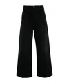 Balenciaga Distressed Loose Jeans In Black