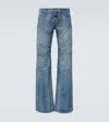 Balenciaga Distressed Low-rise Wide-leg Jeans