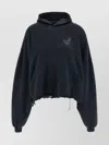 Balenciaga Distressed Nail Polish Hoodie With Front Pocket