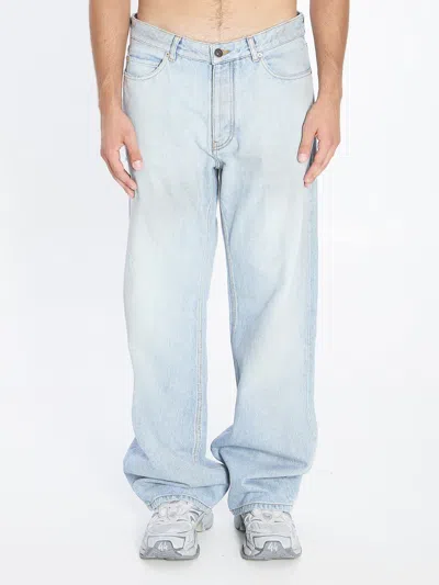 BALENCIAGA DISTRESSED RELAXED JEANS