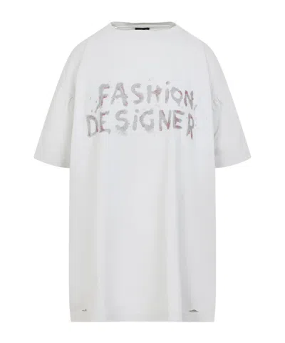 Balenciaga Short Sleeve T-shirt In White