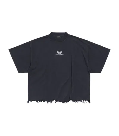 BALENCIAGA DISTRESSED UNITY SPORTS ICON T-SHIRT