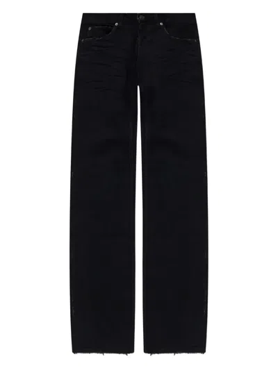 Balenciaga Distressed-effect Jeans In Black