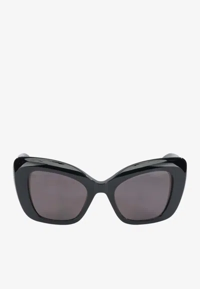 Balenciaga Diva Butterfly Sunglasses In Black