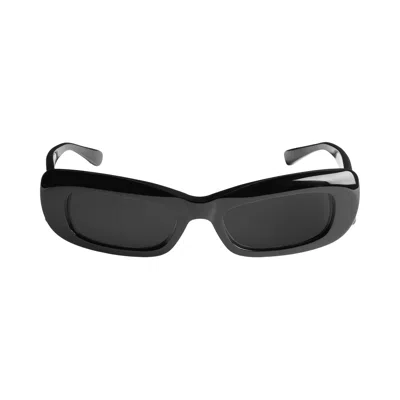 Pre-owned Balenciaga Diva Rectangle Sunglasses 'black' | Women's Size Onesize