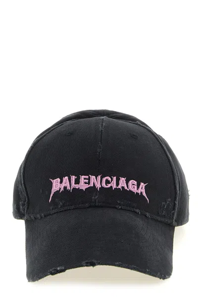 Balenciaga Diy  Back Hat In Black