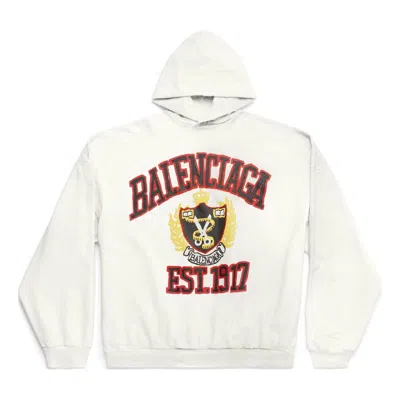 Balenciaga Diy College Hoodie 'white'