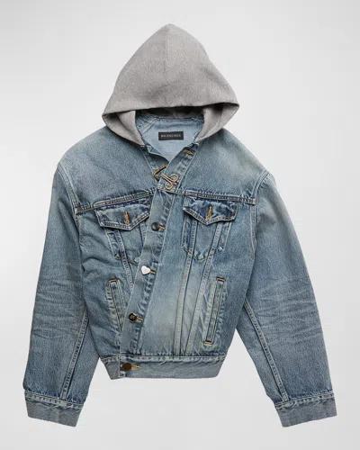 Balenciaga Diy Jacket In 4012 Pale Blue