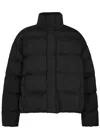Balenciaga Padded Grosgrain Jacket In Black