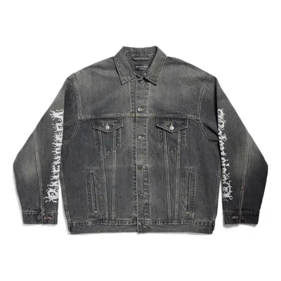 BALENCIAGA BALENCIAGA DIY METAL LARGE FIT JACKET 'BLACK'